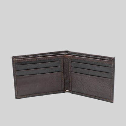 Cartera de Piel Chocolate